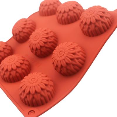 China Viable Hot Wholesale Silicone Homsense Amazone Cake Baking Mold for Pudding and Mousse Chocolate for sale