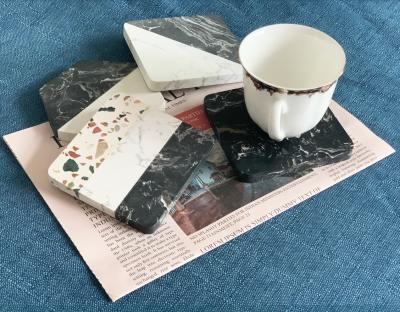 China Amazon Sustainable Hot Selling Coasters For Drinks Marble Coasters For Hot Drinks Coasters for sale