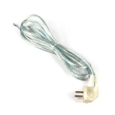 China Transparent Industrial Equipment NF GOST Cable Wire With Plug European AC Cable 220v Power Cord With TV for sale