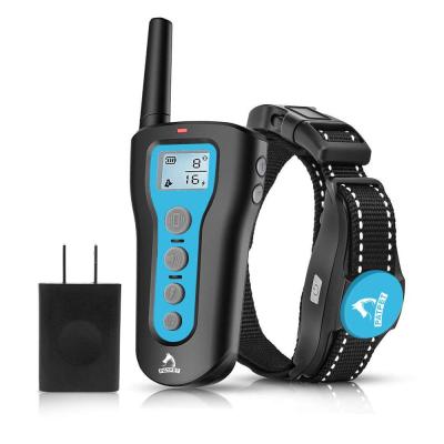 China Rechargeable Electric Dog Shock Training Collar Dog Training Custom Dog Cat Collar Kit with Beep, Vibration and Shock Patterns for sale