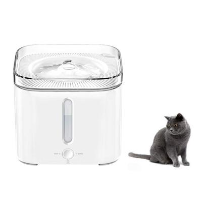 China Non-automatic Anti-dry, 2L Purified Filtered Automatic Pet Drinking Station Cat Dog Smart With Led Lighting - In for sale