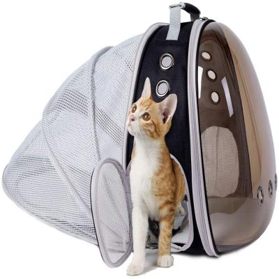 China Breathable Expandable Front And Back Pet Carrier Weekend Cat Backpack For Pet Carrying Increasing Traveling for sale