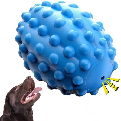 China Durable And Hard Interactive Aggressive Dog Chew Toy Natural Rubber for sale