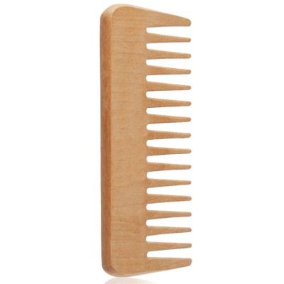 China Compact Wooden Hair Comb Women Bamboo Hair Brush Scalp Massage for sale