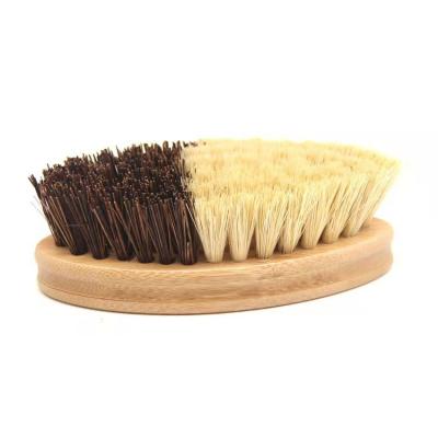 China 100% natural degradable eco-friendly bio sisal wood vegetable brush sustainable and fruit brush for sale