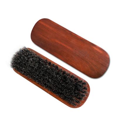 China Viable High Quality Custom Logos Wooden Handle Shoe Cleaning Brush - 100% Genuine Soft Horse Hair Dusting Brush for sale