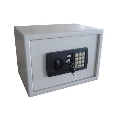 China Hot Rolled Steel Factory Popular Hot Sale Safe Box Digital Electronic Safe Box With Backup Keys for sale