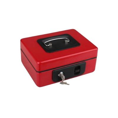 China Factory Hot Selling Cash Money Factory Wholesale Portable Metal Cash Safe Box Lockable Box for sale