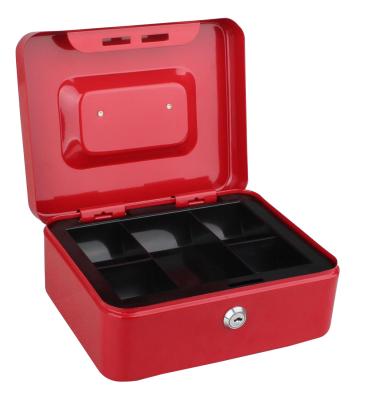 China China Wholesale Cheap Price Lockable Metal Cash Box Coin Bank Metal Cash Box for sale