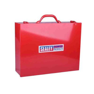 China Factory wholesale high quality portable steel tool box STEEL with plastic tray for screw tools for sale