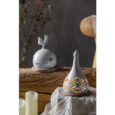 China White Stain Home Decoration Minhui Candlestick Iron Candlestick Decoration Ornaments For Kitchen/Living Room/Bedroom/Office for sale