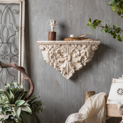 China Minimalist Minhui Ready To Ship Home Decoration Floating Wooden MgO Wall Hanging Shelf for sale