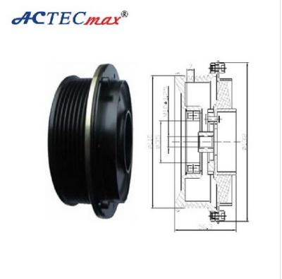 China Toyota Camry-Elektromagnetkupplung, Sanden-Klimaanlagen-Kompressor-Teile zu verkaufen