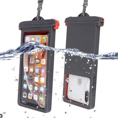 China New 35m Depth IPX8 Waterproof Diving Mobile Phone Case Photography Camera Bottom Water Pocket Phone Infinity Display Design Waterproof Mobile Phone Case for sale