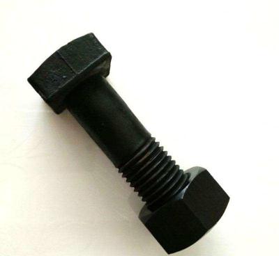 China Din933 hex bolt Black Oxide Grade 8.8 Full thread for sale