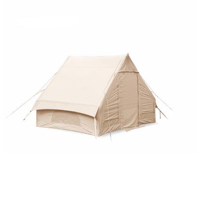 China Outdoor Hiking Camping Small Family 6.3m Waterproof 65 Polyester 35 Cotton Waterproof Inflatable Airtight Tent for sale