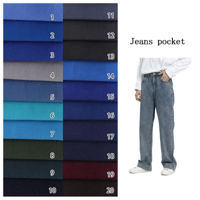 China Waterproof Cotton And Polyester TC Dyed Pocketing Lining Fabric For Jeans Trousers Pants for sale