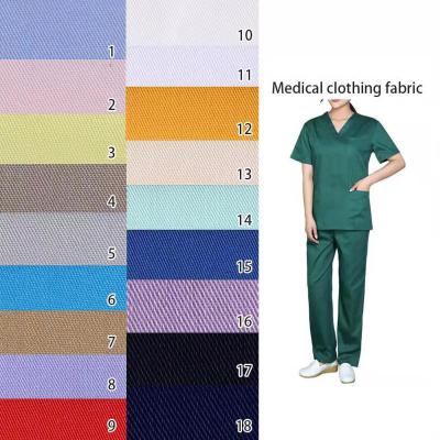 China Manufacturers Price 65 Polyester 35 Cotton Twill Nurse Clothing Shorts Waterproof Fabric for sale