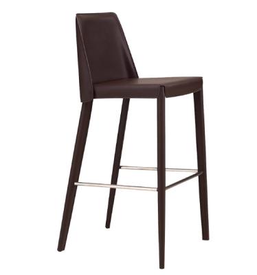 China 2021 Hot Sales Modern Saddle Modern Leathe Bar Chair Steel Bar Chair Simplicity Bar Chair for sale