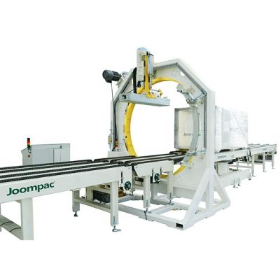 China Full Automatic Horizontal Food Packet Stretch Wrap Machine Pallet Stretch Six Packing Machines for All Kinds of Dish Packing for sale