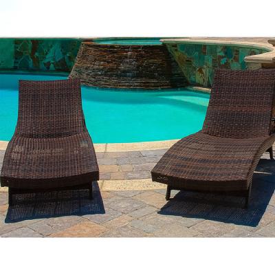 China Modern Outdoor Outdoor Rattan Lounge Chair Furniture Outdoor Patio Lounge Chair for sale