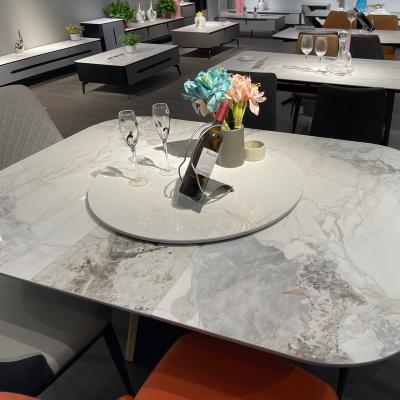 China Hot Sale ZEYU Dining Room Furniture Extendable Modern Luxury Dining Table Space Saving Sets Dining Room Furniture Marble Table for sale