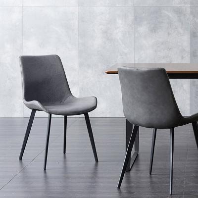 China High Density Sponge & Breathable Leather Event Chairs Makeup Waiting Marble Dining Table And Chair Nordic Chair for sale