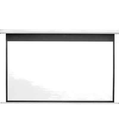 China 240 x 135cm HomeCinema Electric Motor, Electric Projector Screen for Home Cinema and Presentations / Wall or Ceiling Mount for sale