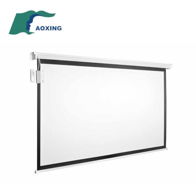 China Foldable Electric Projector Screen 4:3 HD 4K Portable Projection Screen For Home Theater Cinema Indoor Outdoor Front for sale