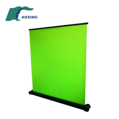 China Luxury Aluminum Portable Foldable Green Screen Mobile Green Screen 150 x 180 cm for Background or Game or Live Streaming for sale