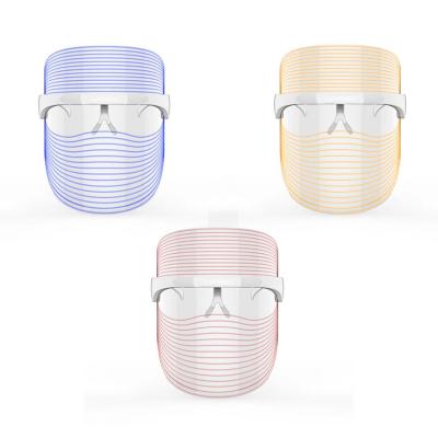 China Blood Vessel Removal MURALKON Skin Beauty Tool Korea Radio 7 Color Light Therapy Rechargeable Led Face Mask for sale