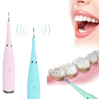 China Low price oralcare oralcare tooth cleaner set electric ultra sonic rechargeable oral machine ultrasonic tooth cleaner for sale