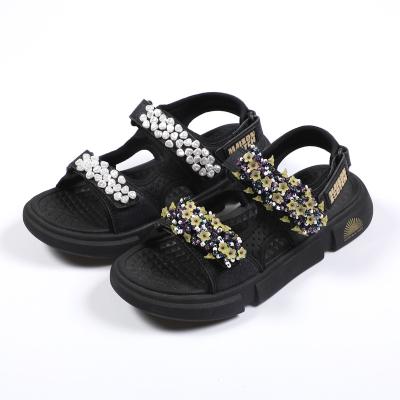 China Fashion trend ladies shape flat slides outdoor casual summer sandal custom wholesale chunky shoes platform sandals for women for sale