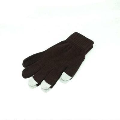 China Cheap Wholesale Custom Ladies White Knitted Cheap Wholesale Custom Ladies Soft Touch Acrylic Gloves White Knitted Soft Touch Acrylic Gloves for sale