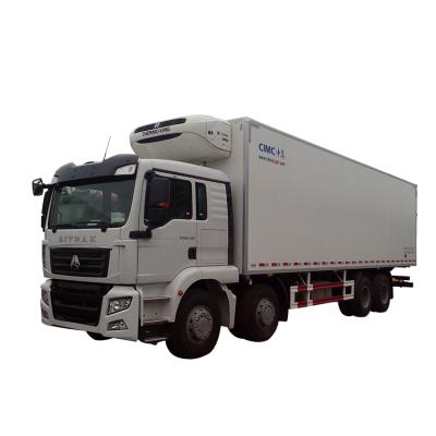 China 8x4 frozen food refrigerated van cold room box truck JYJ5310XLC for sale