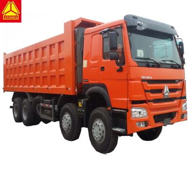 China Sinotruk Howo Factory 8x4 50 ton dumper truck price 12 wheeler mining dump truck for sale > 8L for sale