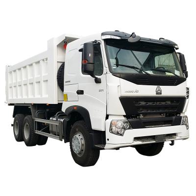 China Heavy 30 tons 380HP used sinotruk howo dump truck 6x4 > 8L for sale