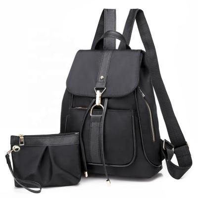 China Anti Theft Oxford Cloth Waterproof Fast Delivery Fashion With A Small Wallet Women Backpack H for sale