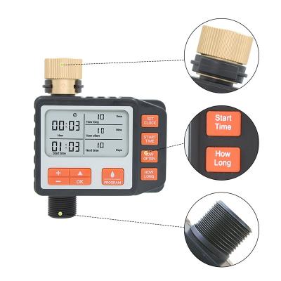 China Automatic IP44 Plastic Garden Plastic Control Smart Electronic Water Timer for sale