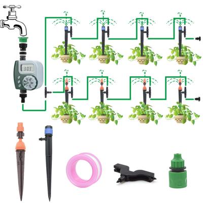 China 4/7 Drip 8/11inch Garden Micro Self Spray Sprinkler Waterproof High Quality Automatic Smart Drip Timer Watering for sale