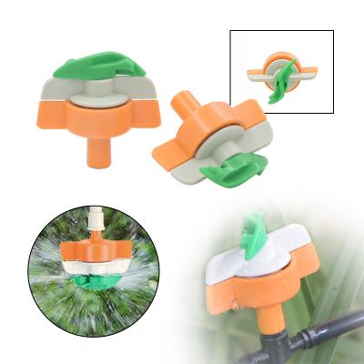 China Automatic Plastic Adjustable Spout Garden Irrigation Outdoor Watering Irrigation 360 Degree Rotating Spray Nozzle for sale