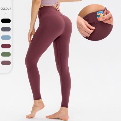 China Haoyue Breathable Running Yoga New Customized Women's Pants Fitness Clothes Sports Fitness Sports Leisure Waist Fitness Tights Tops for sale