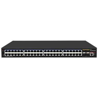 China LACP 52 Ports 48*10/100/1000M+4*10G SFP Port+1*Console+1*USB Managed Switch Ports Managed Network Switch for sale