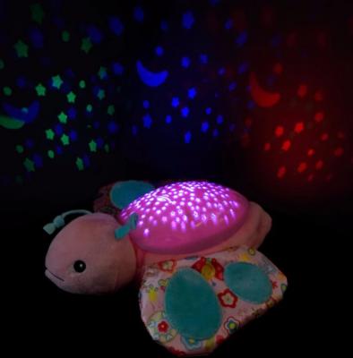 China 2020 Baby Toys Butterfly Baby Projection Night Musical Toy Baby Sleep Plush Toy with Music and Light for sale