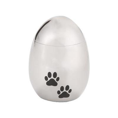 China Las urnas impermeables del animal doméstico Egg la forma Eco - plata amistosa/negro/color oro de Rose en venta