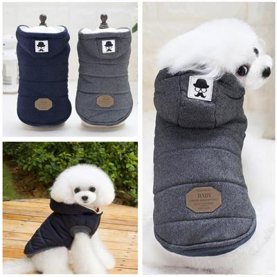 China Ropa caliente del perro de perrito de la chaqueta del chaleco de la ropa del animal doméstico del invierno para los pequeños perros medianamente grandes en venta