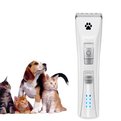 China Cabelo branco Clippers da preparação do animal de estimação da cor, projeto de duas velocidades do ajustador bonde do cabelo do animal de estimação à venda