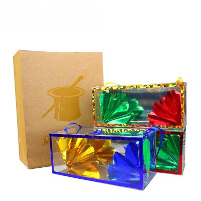 China Easy to make medium production box dream flower bag magic tricks close up easy props package empty outlet for sale