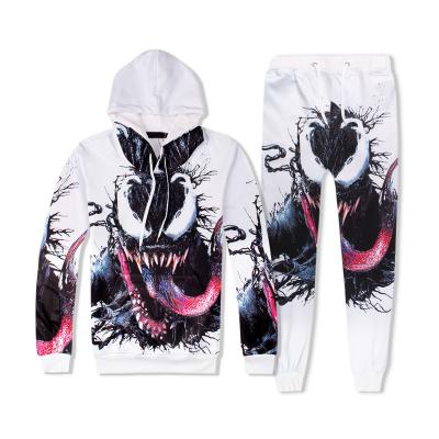 China Wholesale Custom Made Breathable 3D Printed Japanese Anime Mens Cosplay Hoodies Joggers Costume Tracksuit for sale