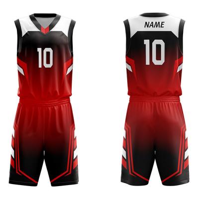 China New Style Breathable Long Sleeve Basketball Custom Basketball Shorts Tank Top Running Logo Basketball Team for sale